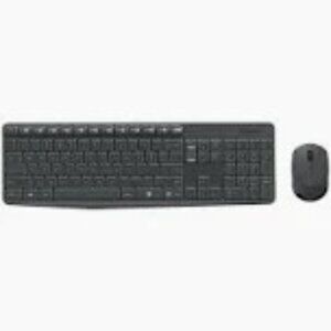 Logitech Grey MK235 Wireless Keyboard and Mouse Combo